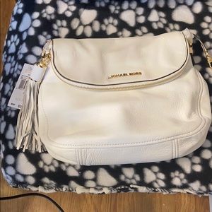 Michaels Kors White pebble Weston Bag